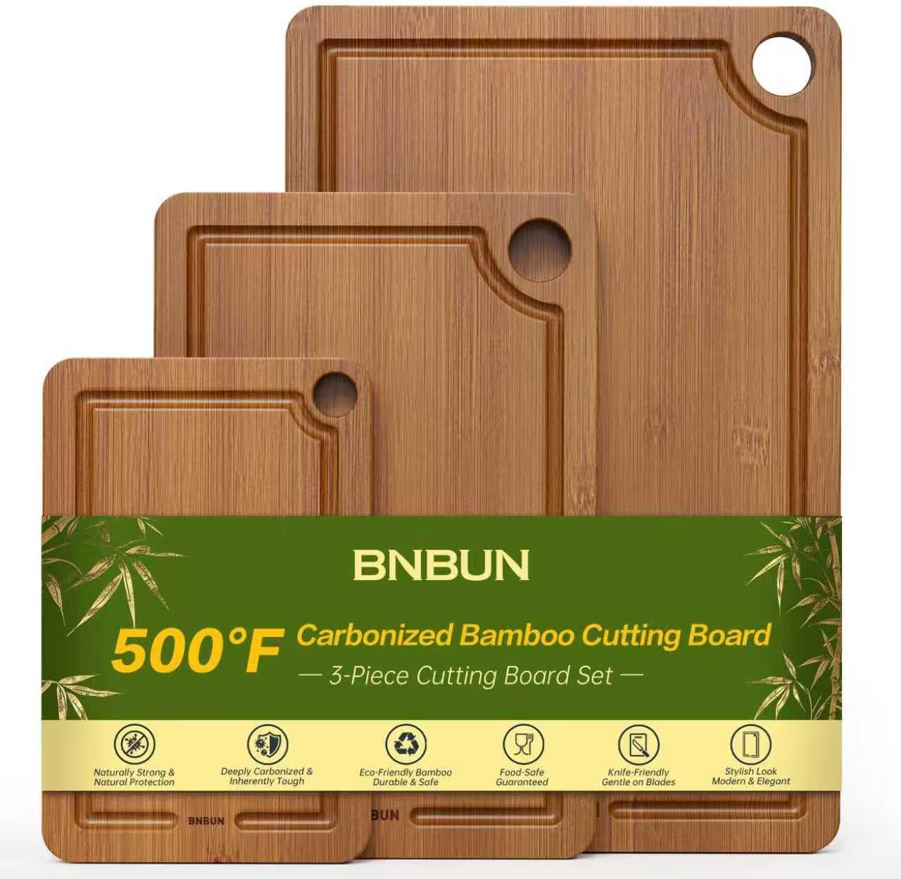 Bnbun Bamboo Cutting Board