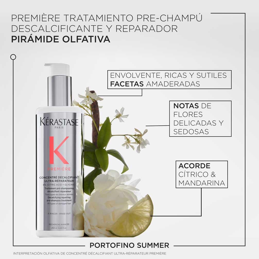 KÉRASTASE Première, Rutina Para Cabello Dañado de Fino a Medio, Repara la Fibra en Profundidad, Fórmula Reparadora con Ácido Cítrico y Glicina