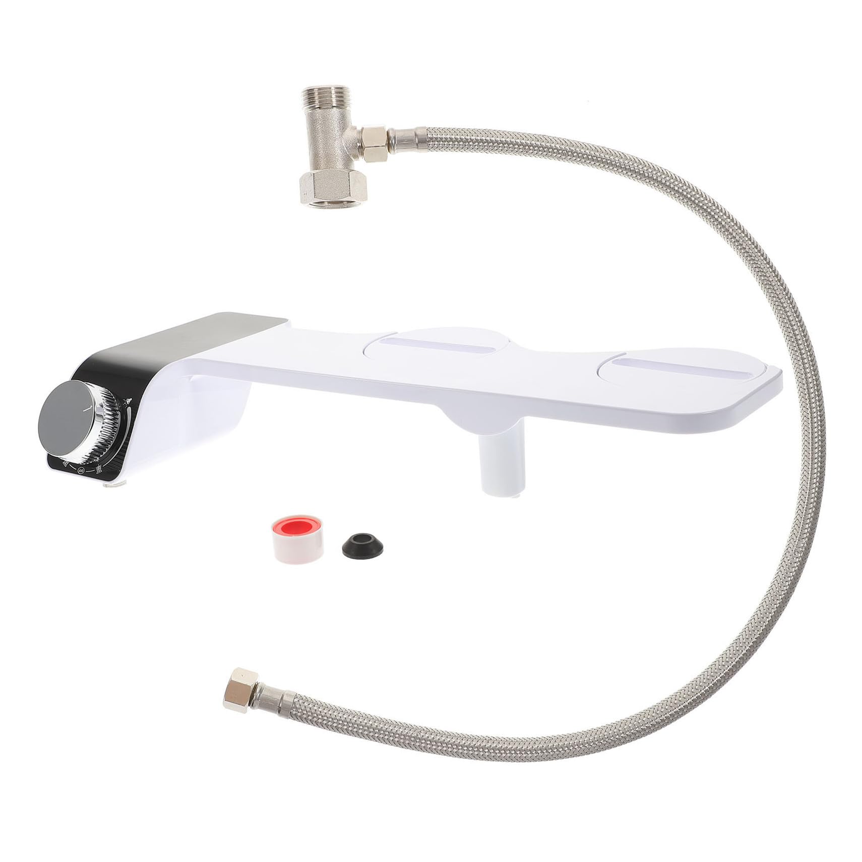 Homoyoyo Accesorio de Bidé Autolimpiante para Inodoro Rociador de Bidé No Eléctrico para Higiene Personal y Limpieza Femenina el Baño