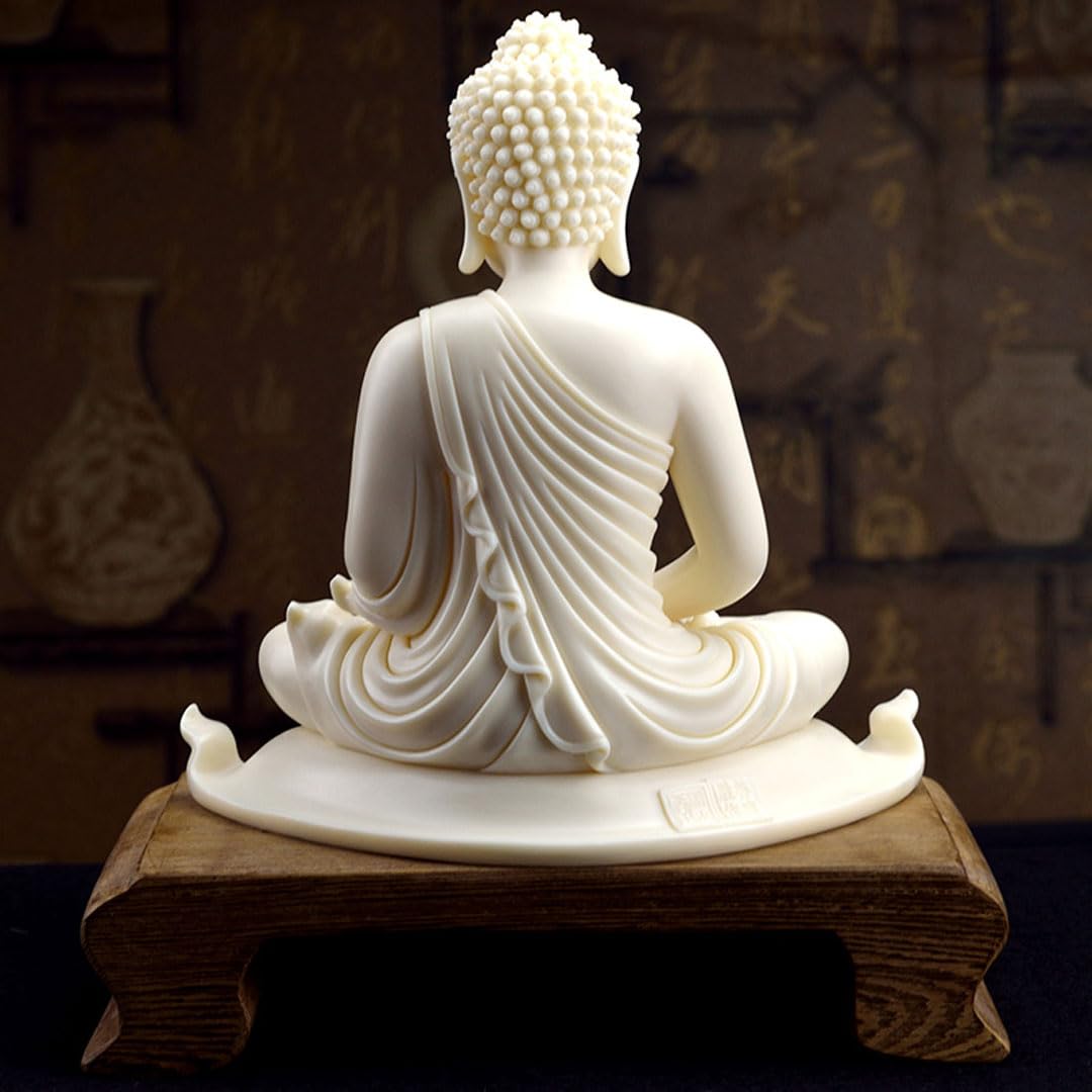 Amazon｜釈迦如来座像(曹洞宗・臨済宗) 仏師：林建勝 原型 陶器製 (高
