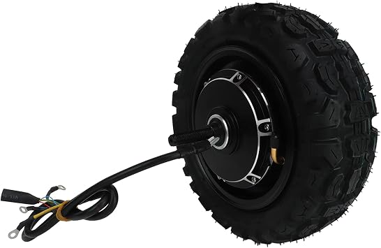 Electric Scooter Hub Motor, 11" 3500W High Power Waterproof Tire Electric Motor Kit, High Sensitivity Disc Brake Hub Motor with Hole Sensor, Electric Bicycle, Motorbike