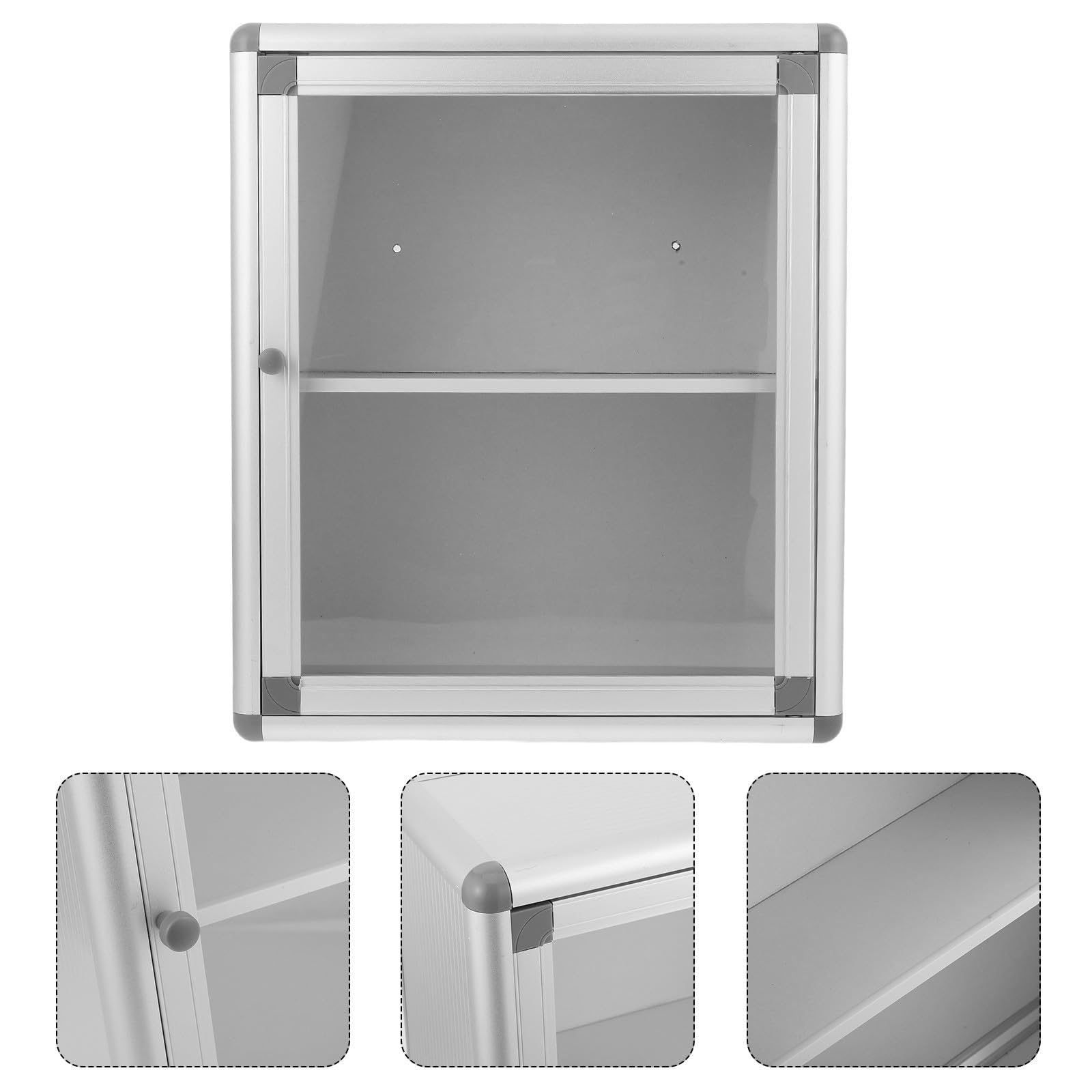 ABOOFAN Caja de Almacenamiento para Medicamentos de Pared, Botiquín de Primeros Auxilios Compacto y Conveniente para Organizar Medicinas Hogar