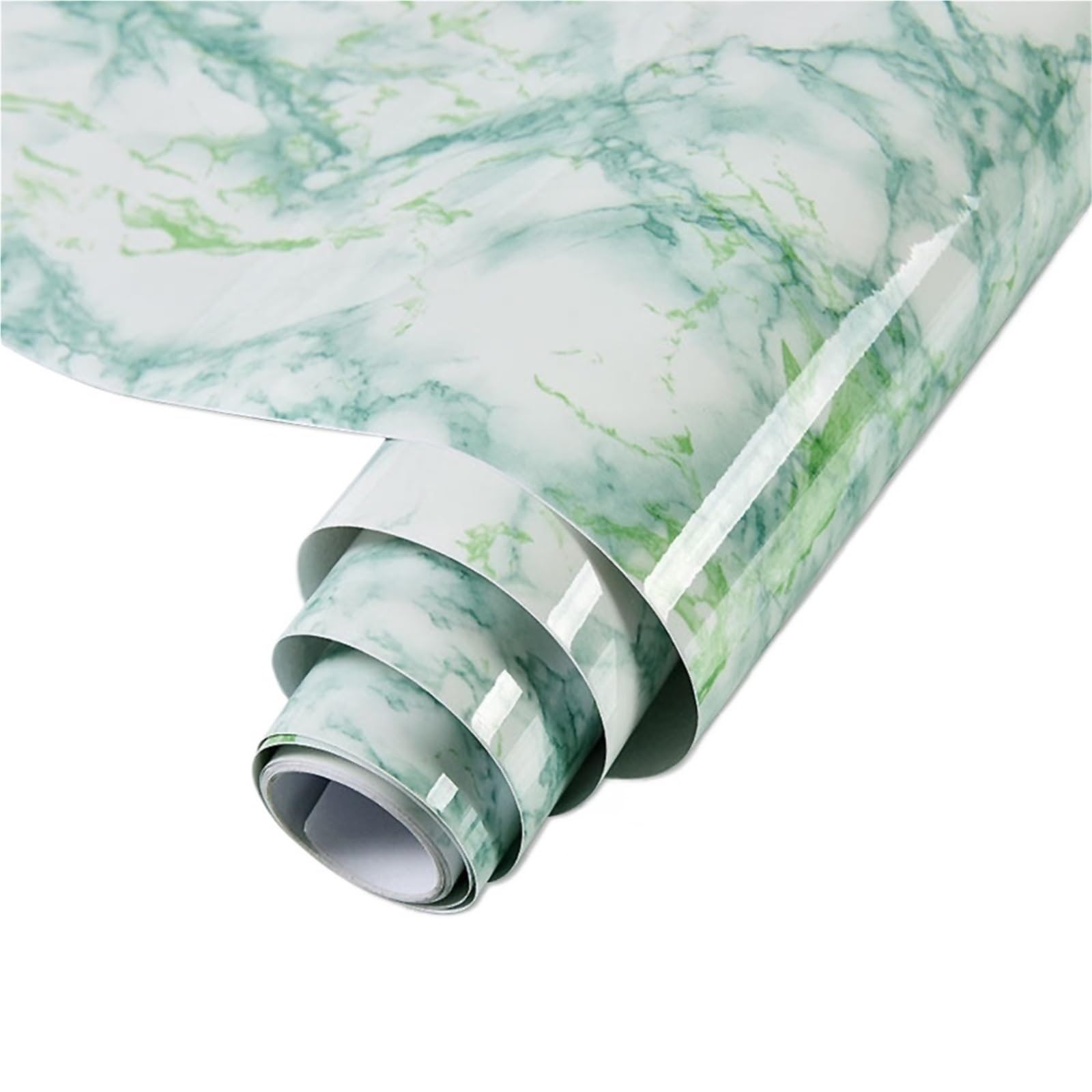 Foelanne Color7 Back Self Adhesive Wallpaper, Marble Contact Paper Multicolor 1/2/5M X 40Cm Self Adhesive Vinyl Home Decor(,2Mx40cm)