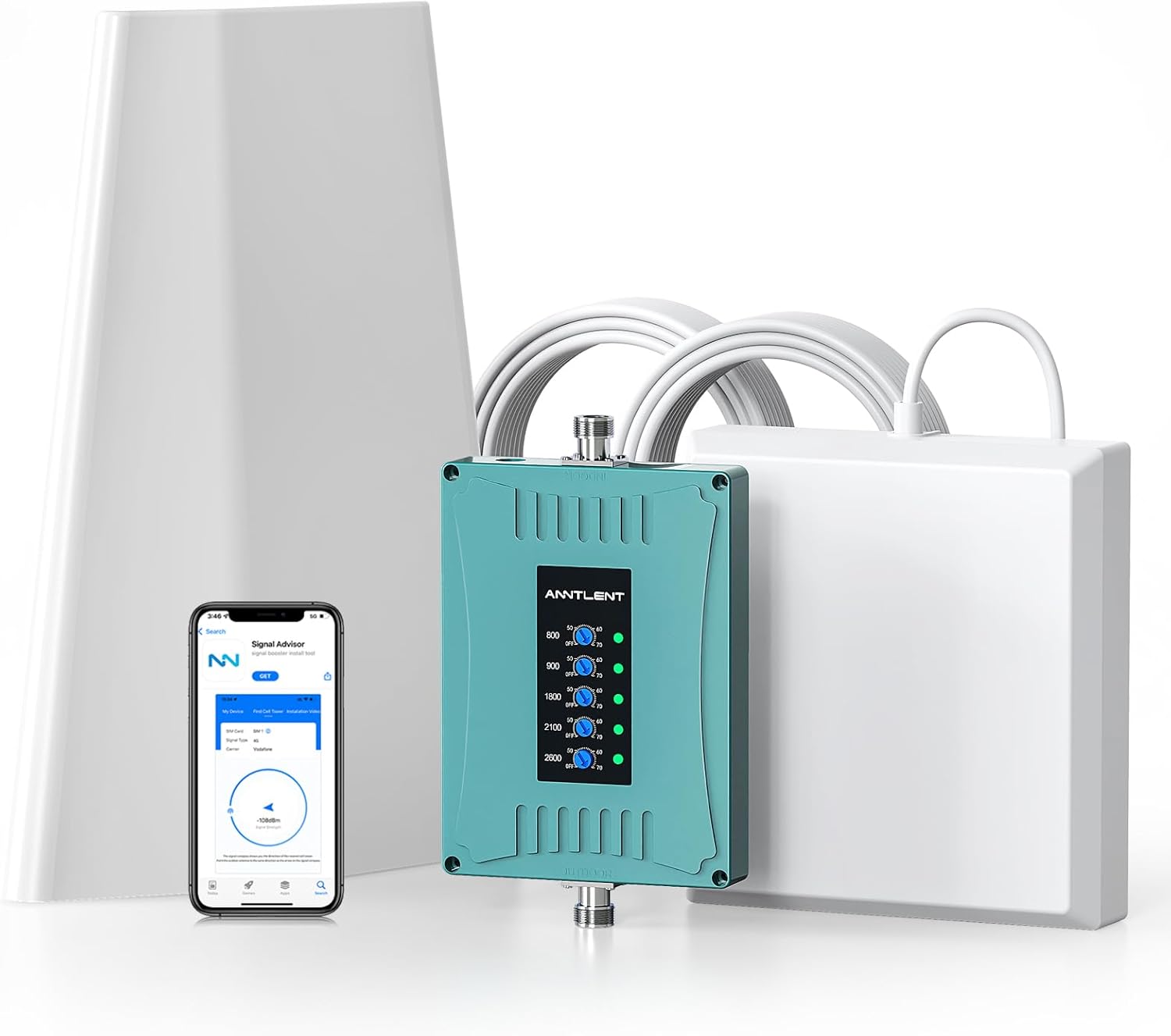 Ripetitore Segnale Cellulare GSM900MHz - Amplificatore Con Antenna Yagi E Display LCD - Foto 4