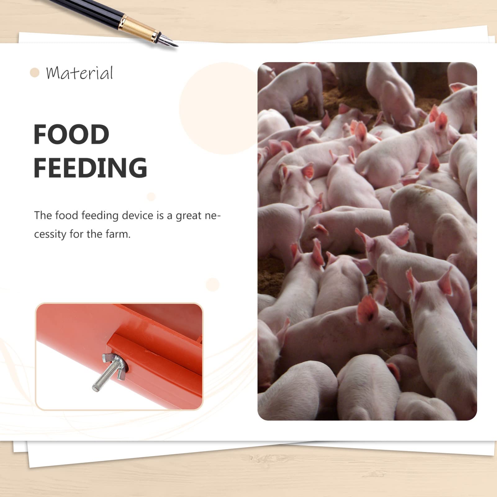 DOITOOL Mangiatoia Per Capre Per Cereali Mangiatoia In Per Maiali Montabile A 4 Scomparti Per Capre Maiali Alimentazione Bestiame
