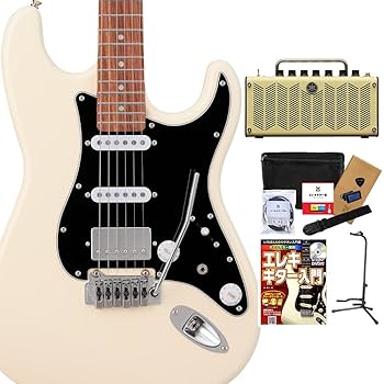 ホワイトエレキギター ストラトキャスター 初心者中古美品 Squier by Fender SONIC STRATOCASTER HT Arctic White エレキ