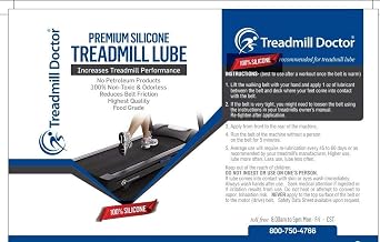 Treadmill Doctor Premium Walking Belt Lube - 4.1 oz