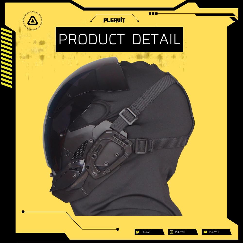 Amazon | izerhfd(きさ) サイバーパンク コスプレ ヘルメット マスク