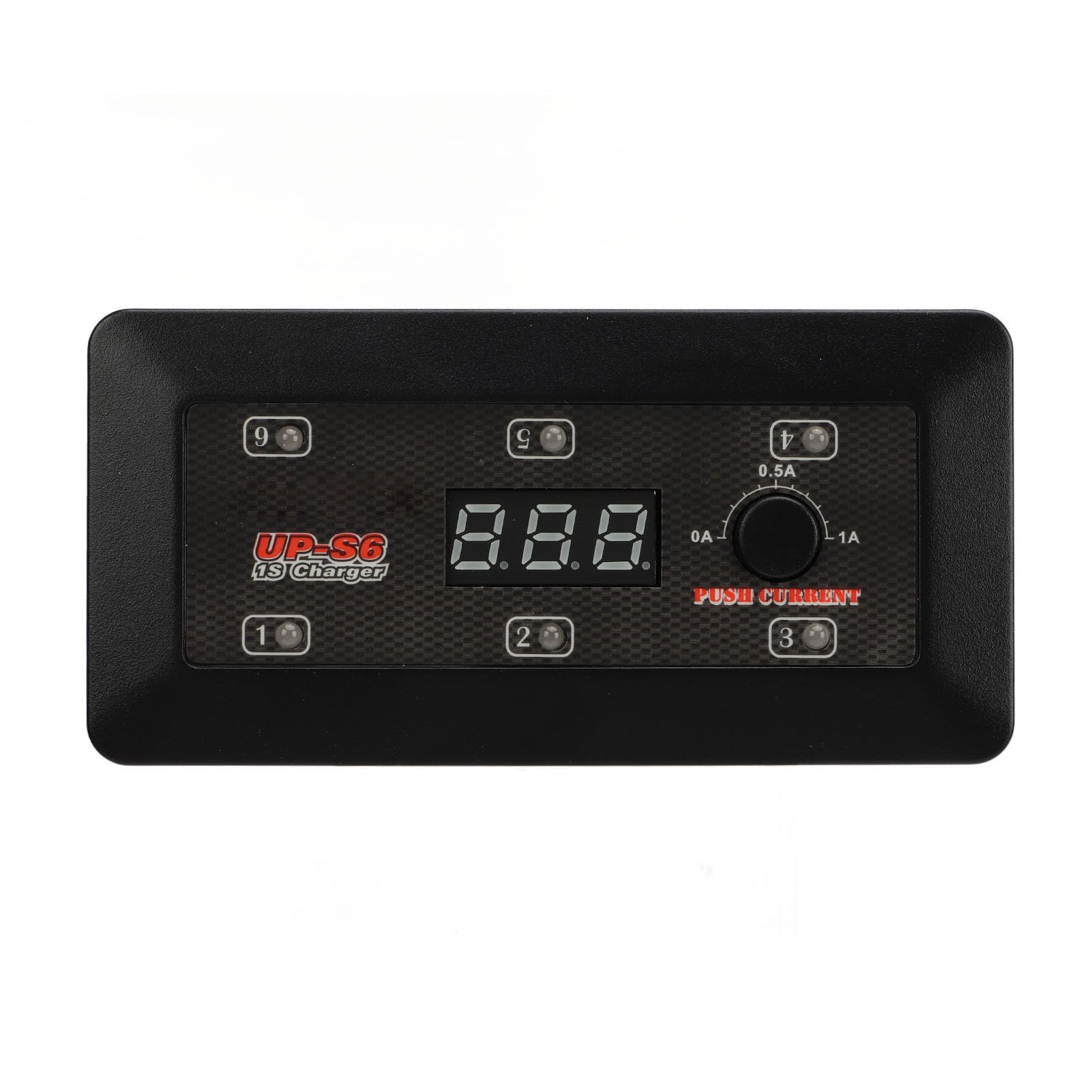 Chargeur de Batterie LiPo Chargeur de Batterie d'avion RC 1S 6 Ports LiHV LiPo Indicateur LED Port Charge USB Protection polarité Négative pour Modèle