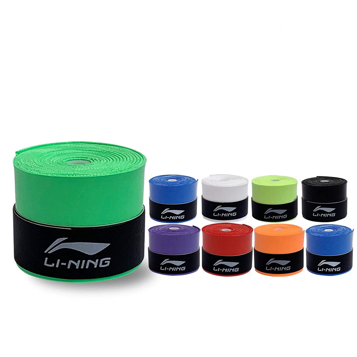 Li-Ning GP 24 Polyurethane Badminton Grips - Pack of 6 (Assorted Colour)