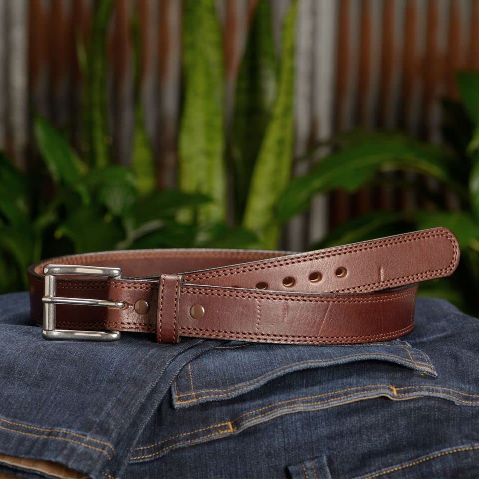 Bullhide Belts Mens Leather Belt, Casual Distressed, 1.50" Wide2