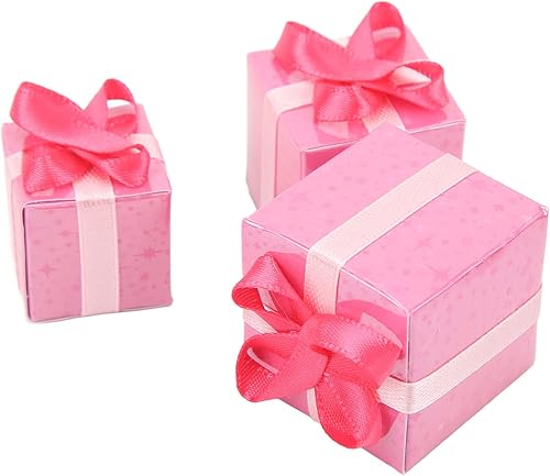 Miniatura 9 de Cajas de regalo de casa de muñecas 1:12, juego de figuritas de paquetes de Navidad para decoración navideña