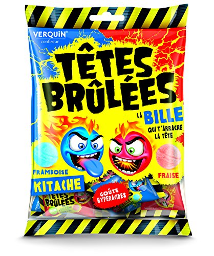 Têtes Brûlées Billes Fraise & Framboise Kitache, 135g