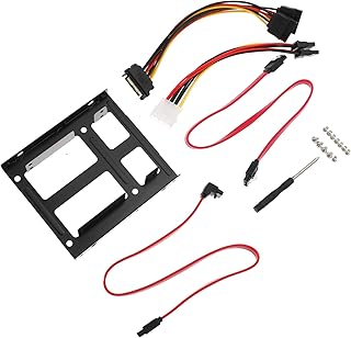 EXQUIMEUBLE Computer Hard Drive Rack 1 Set HDD Bracket Computer Accessories Hard Drive Mounting Bracket SSD to HDD Mounting Bracket Metal Computer Stand