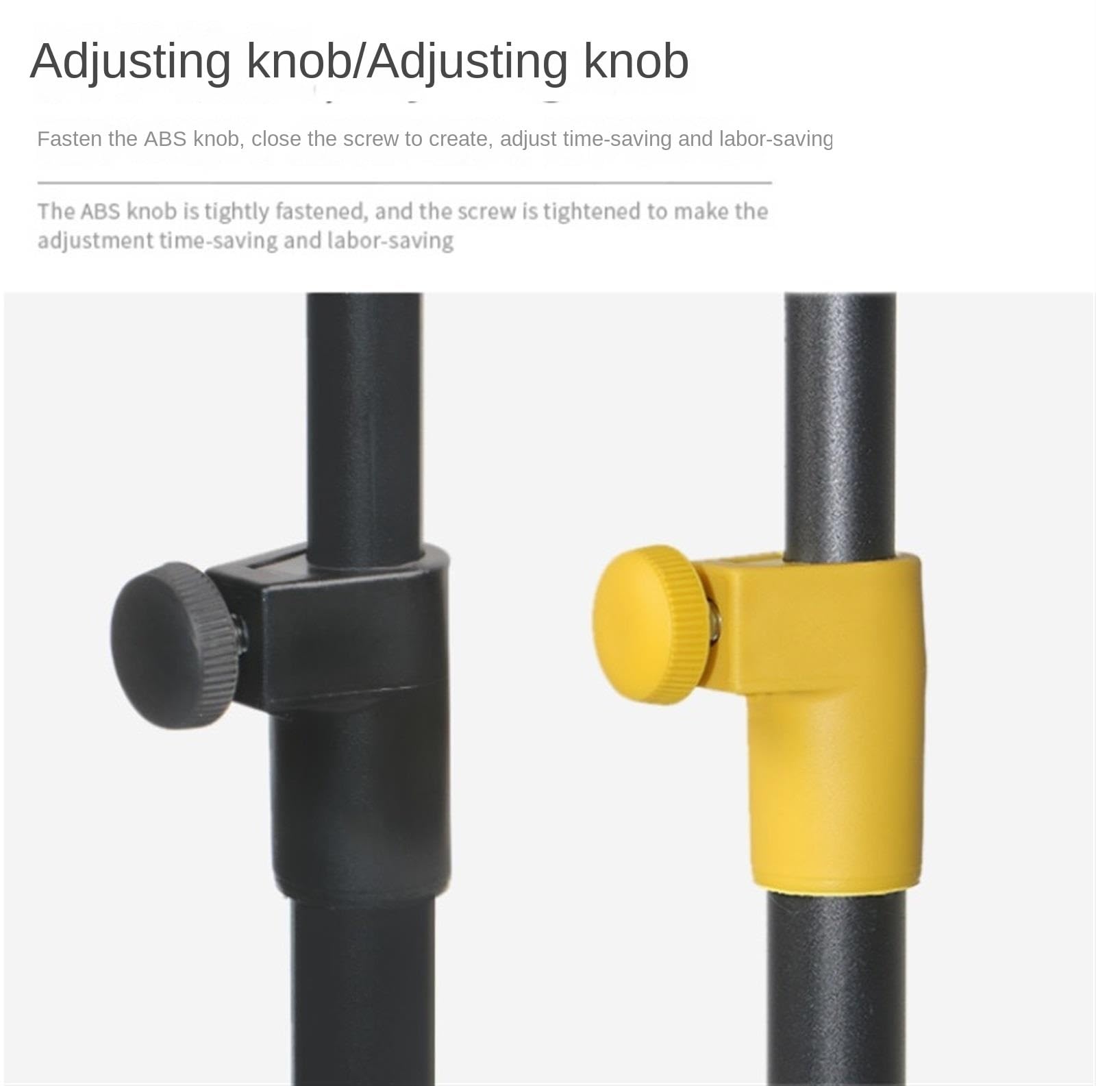 Zusammenklappbarer tragbarer Notenständer, Notenständer, tragbar, klappbar, höhenverstellbar, aus Metall, Schwarz