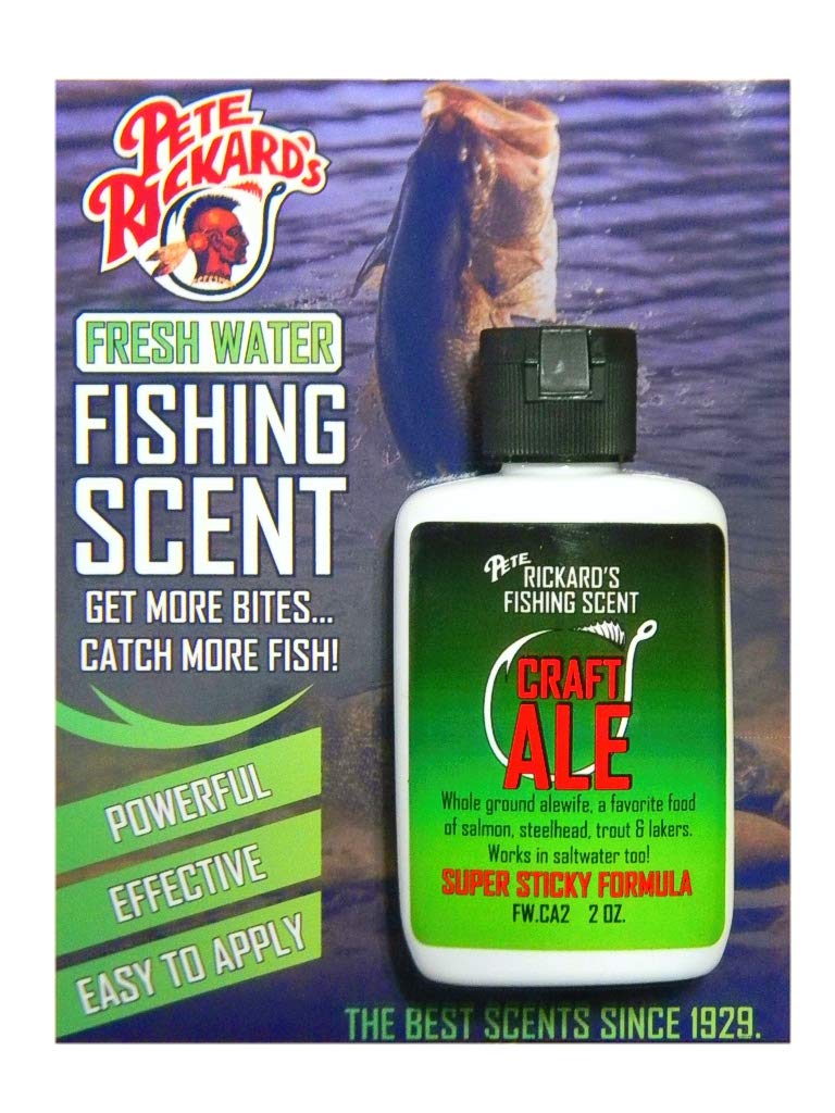Pete Rickard's Freshwater Craft Ale Fishing Scent Alewife Salmon & Trout Attractant