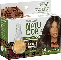 Tintura Vegana Embelleze Natucor Sem Amônia 5.0 - Castanho Claro