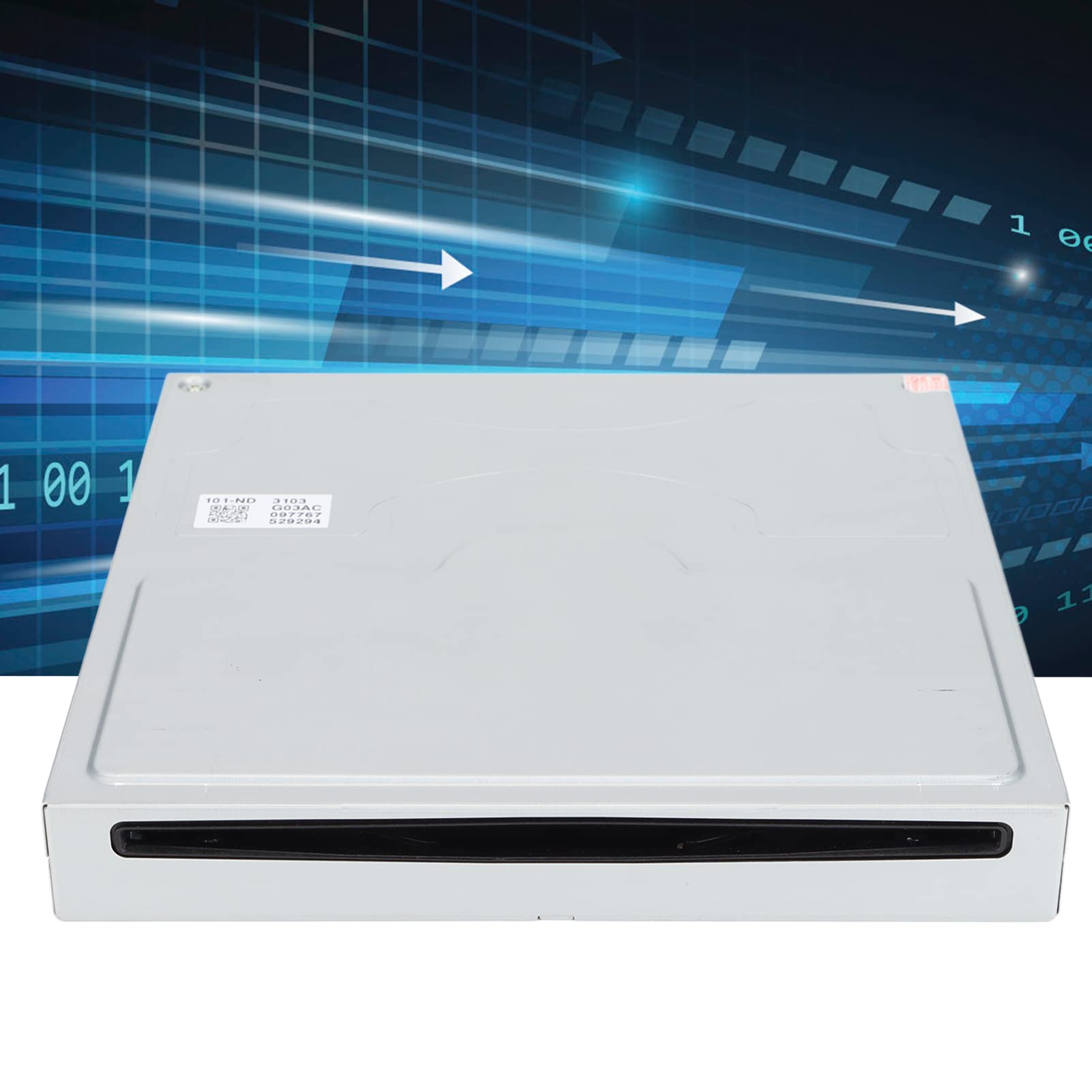 Annadue Lecteur Intégré pour U Console de Jeu RD‑DKL101‑ND,Lecteur de Disque Optique Interne de Remplacement pour U, Pièces de Rechange en Métal pour Lecteur de Disque de Jeu Professionnel