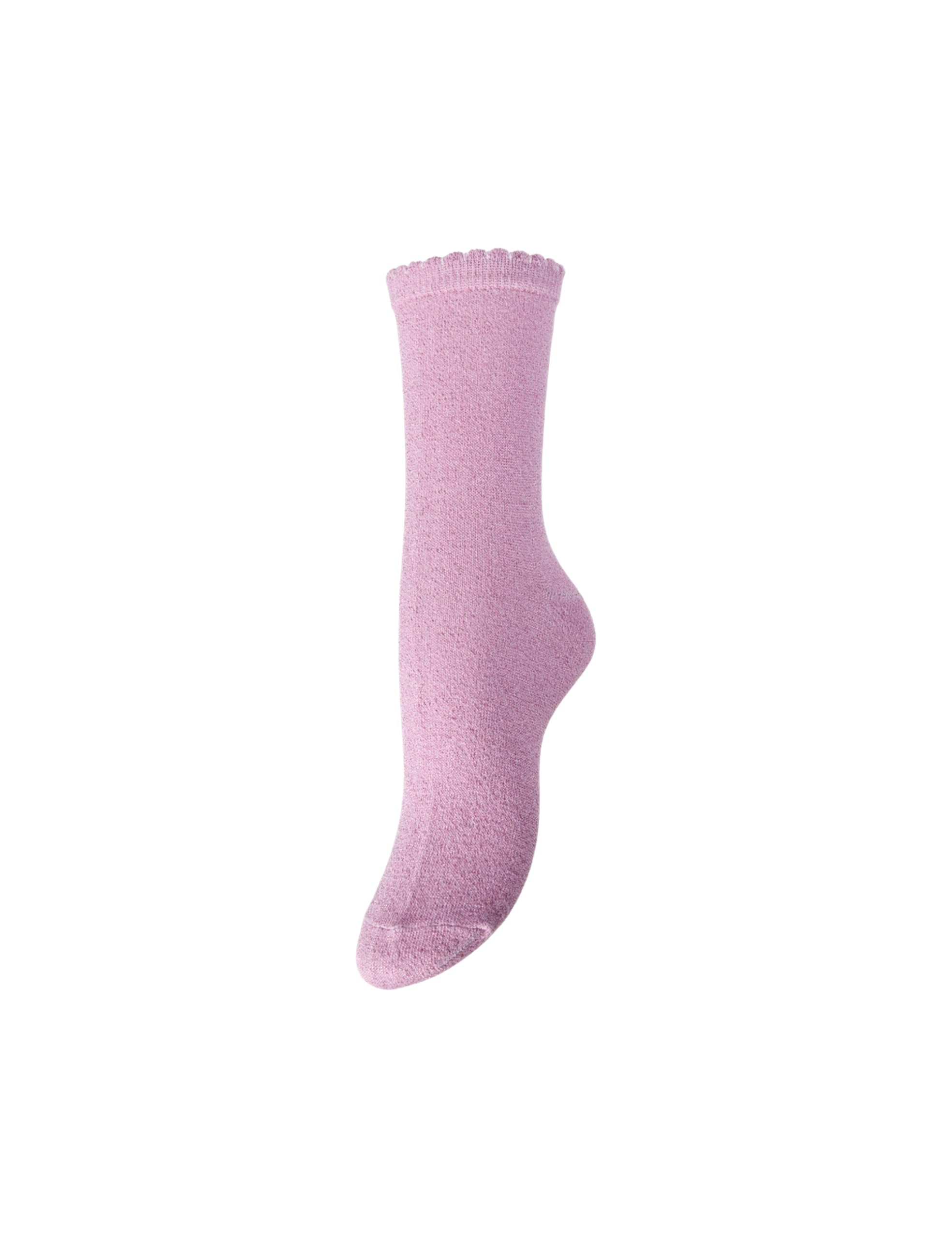 PIECES Womens Pcsebby Glitter Long Socks Noos Bc, Winsome Orchid