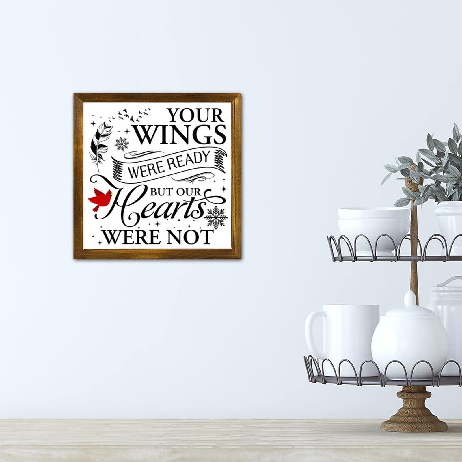 Targa In Metallo WEIMEILD 'Be Kind To Your Mind' – Decorazione Murale Vintage 20x30 Cm – Scritta Motivazionale Ispiratrice