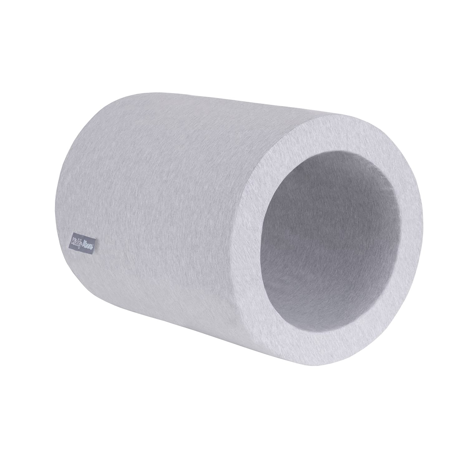 KiddyMoon Area di Gioco in Schiuma per Bambin in Schiuma per Bambini con Fodera Rimovibile Leggero Resistente Perfetto per Gioco Creativo Esercizio, Botte, Grigio Chiaro