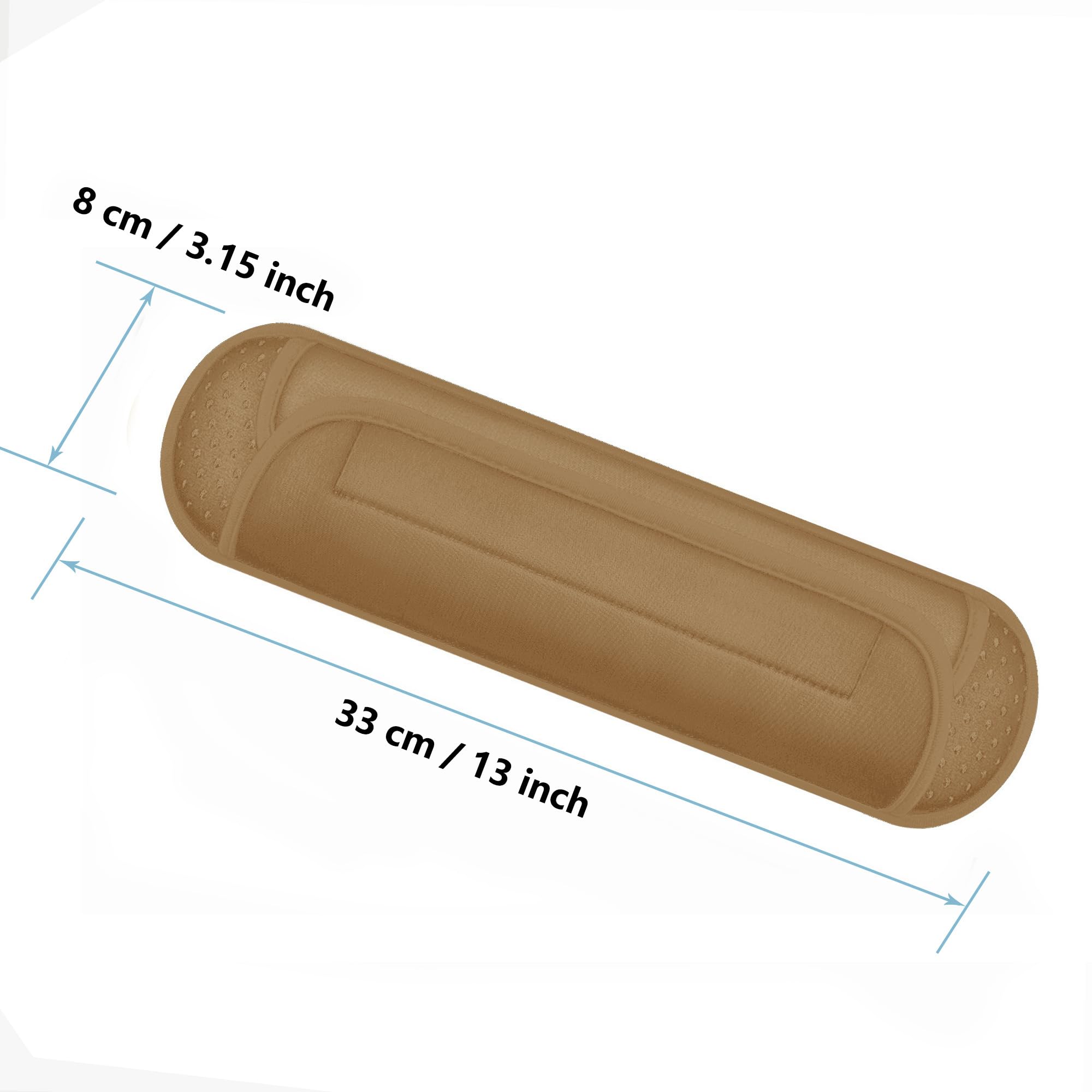ZINZ Epaulette de Rechange Coussin Protecteur Confortable et Doux pour Sacs - Long