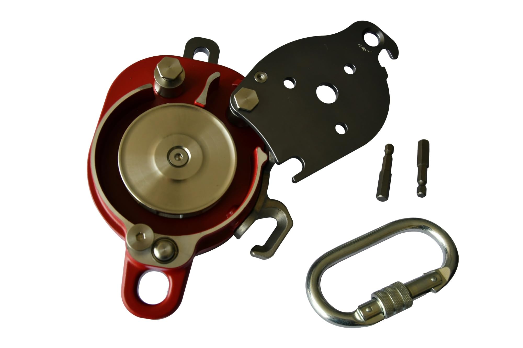 Taladro Manual CCD Elevador con accionamiento por Cuerda y Motor eléctrico Polea de elevación 200 kg Anticaídas
