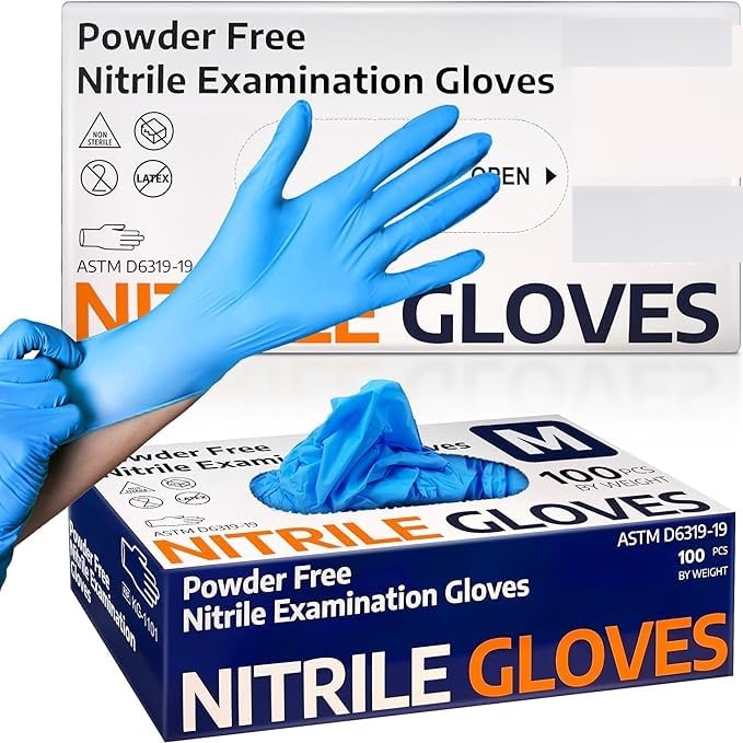 BELIKY Surgicals Powder Free Nitrile Gloves, Non Tearable, Made In Malaysia (Blue, Pack of 20) (B0CR7M31L2) Amazon Price History, Amazon Price Tracker