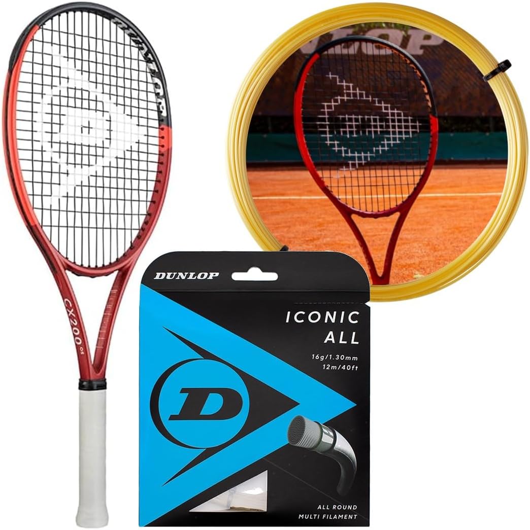 Raqueta de Tenis Dunlop CX 200 OS 3ra Generación 4 1/8"