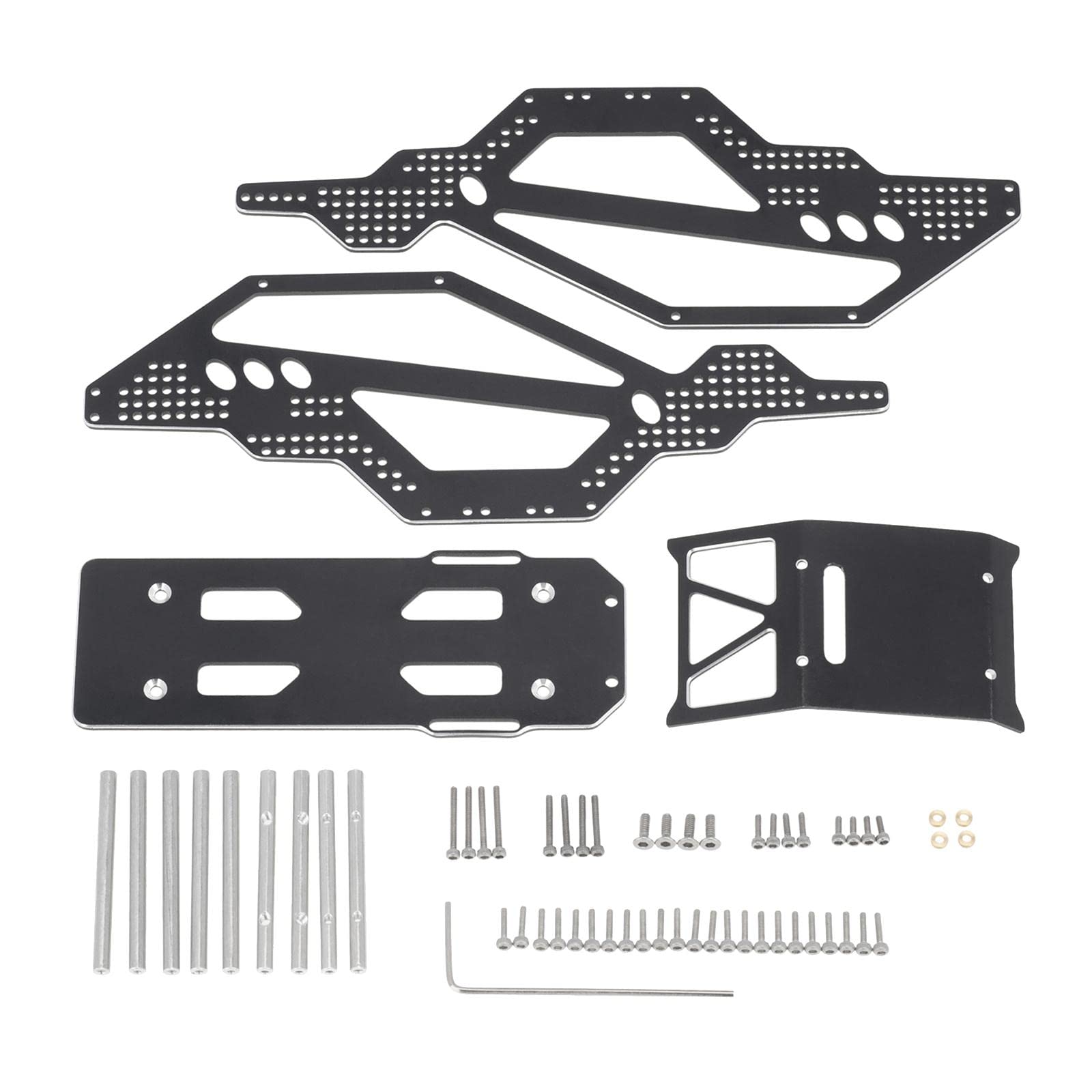 Amazon | Simhoa CNC 合金シャーシ フレーム ボディ Axial SCX24