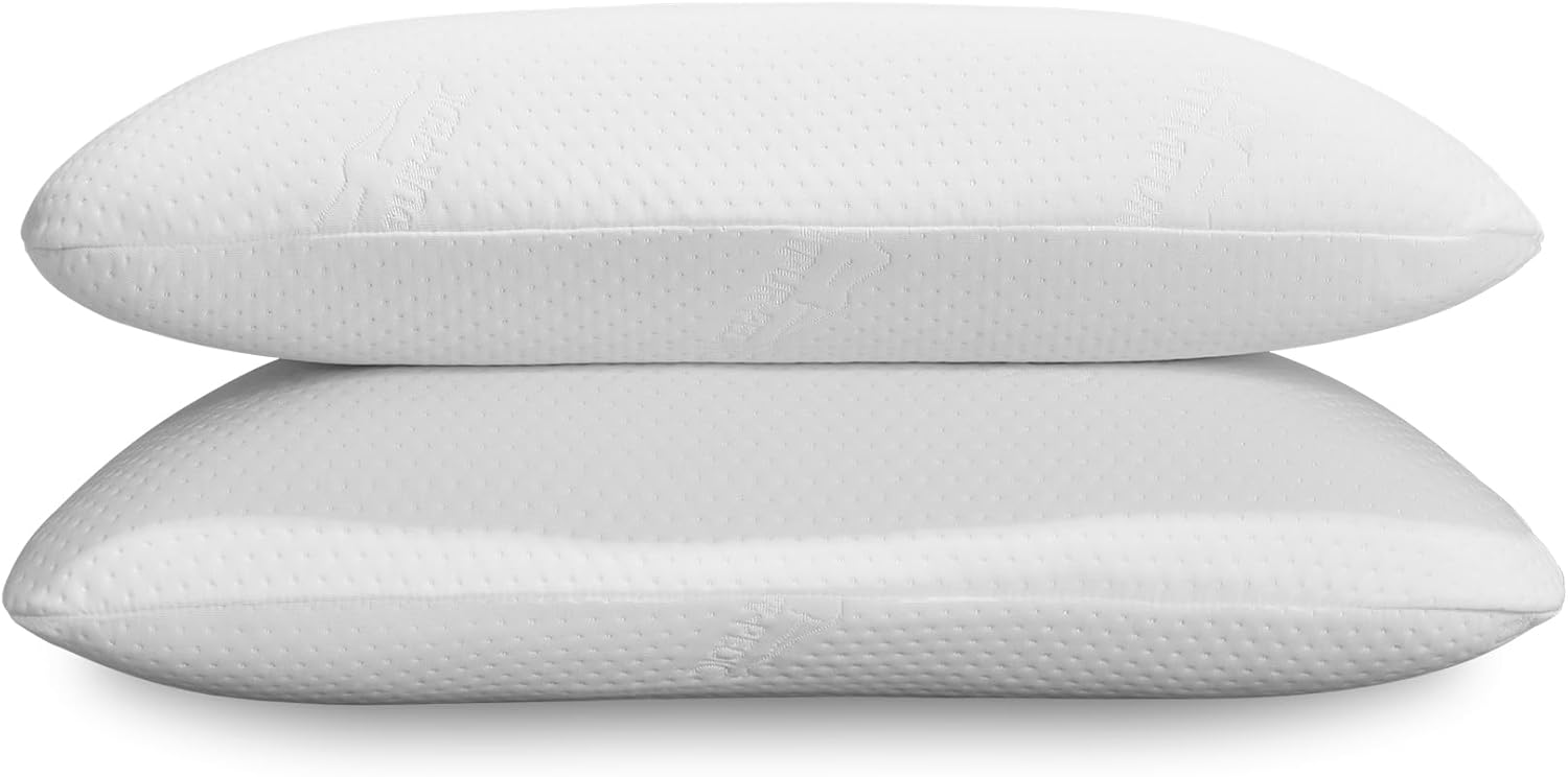 Tempur-Pedic TEMPUR-Symphony Pillow, Standard-2-Pack, Standard, White 2 Count