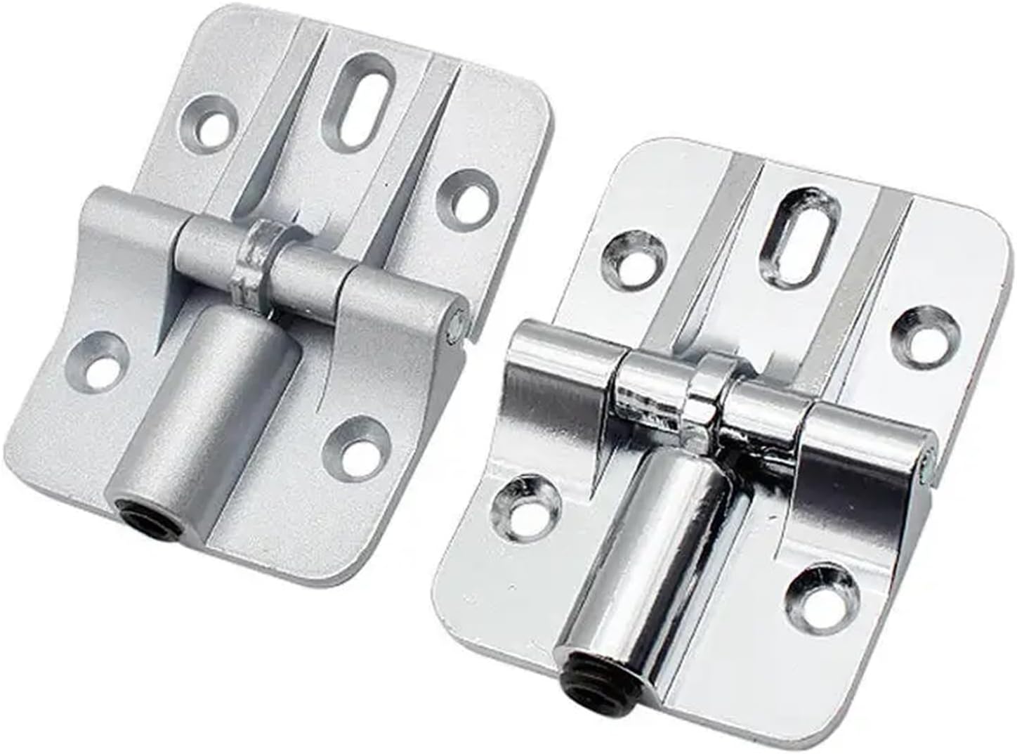 HL056 90/180 Degree Foldable Electrical Cabinet Industrial Limit Damping Butt Hinge Zinc Alloy 1Pcs(HL056 ZINC Matte)