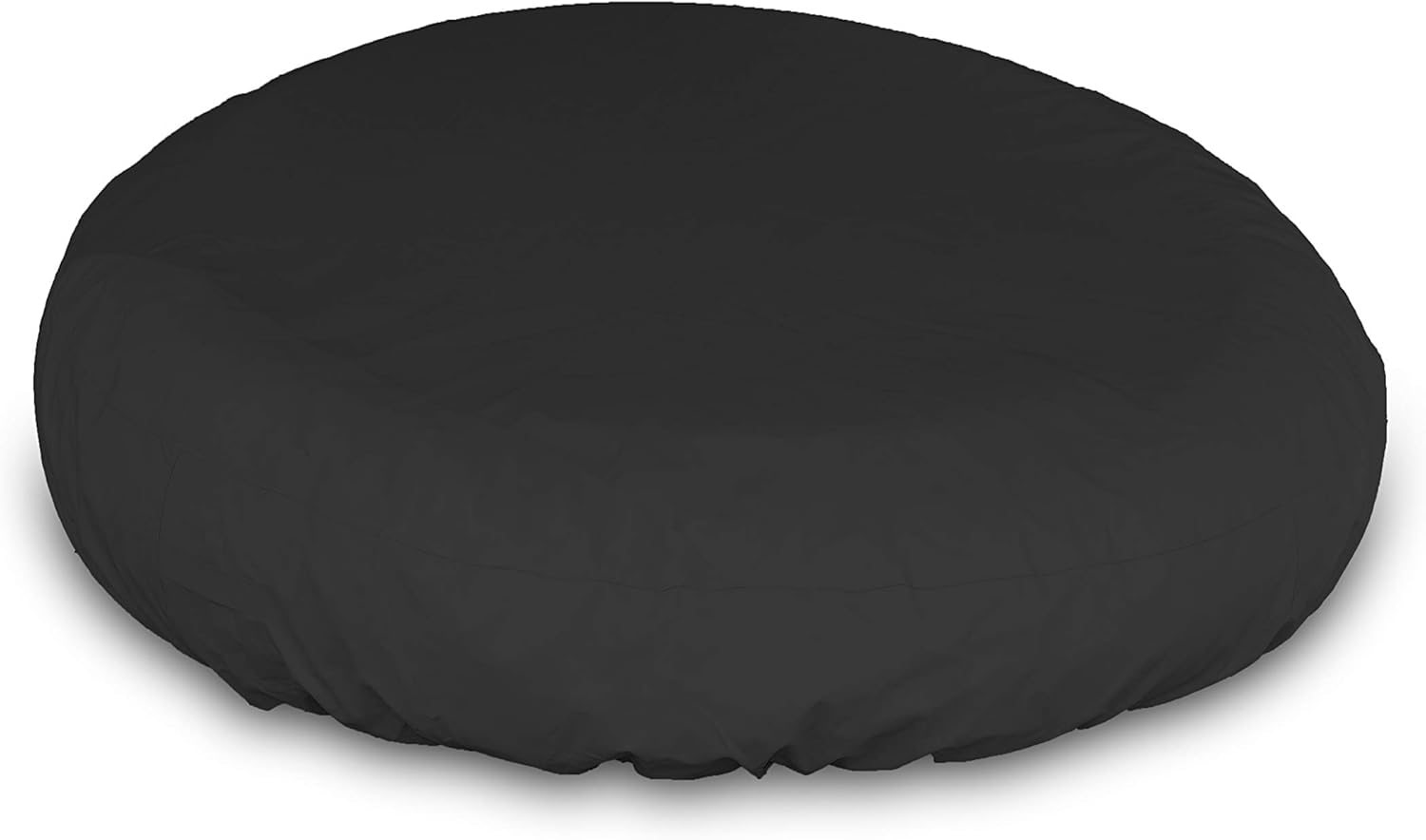 Outdoor Daybed Cover 18 Oz Waterproof - 100% Weather Resistant Patio Furniture Cover with Air Pockets and Elastic for Snug fit (Black)
