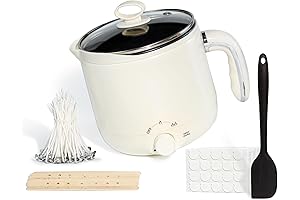 Aroparc Electric Wax Melter, 1.8L for Larger Batches, Pouring Spout Included