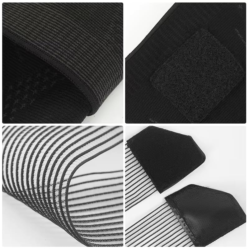 VIVITO Knee Compression Sleeve | Adjustable & Breathable Knee Brace for Pain Relief, Meniscus Tear, Arthritis, Sports Support | Non-Slip, 3D Knitted, Elastic Wrap Random Colors (Double Extra Large (XXL)) 2