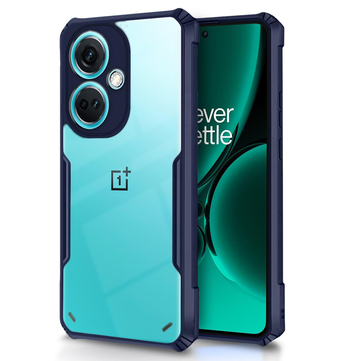 Pikkme OnePlus Nord Ce 3 5G Back Cover | Crystal Clear Transparent Back | Ultra Hybrid | Full Camera Protection | Raised Edge | Bumper Back Case (Blue) (B0CFH9L65D) Amazon Price History, Amazon Price Tracker