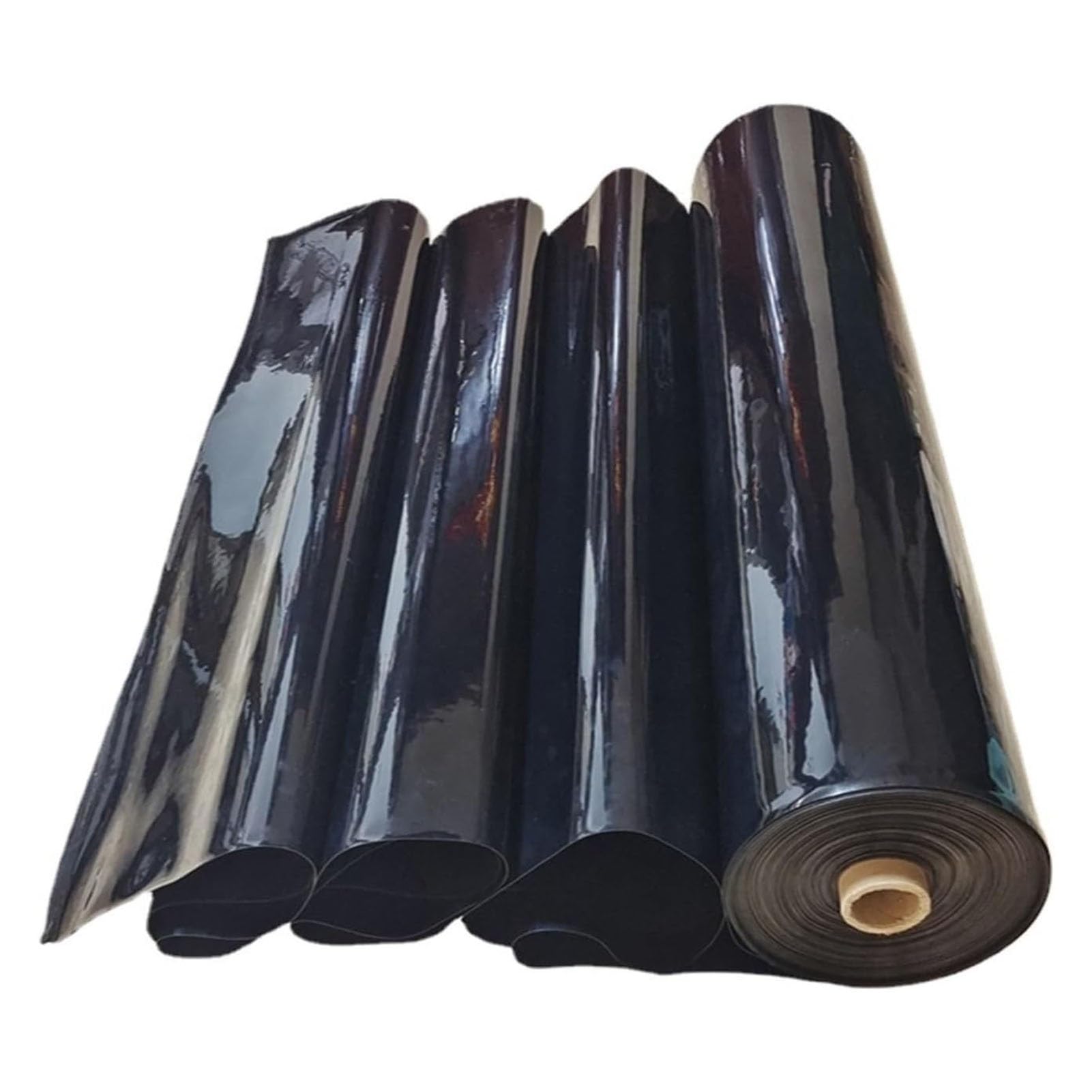 Rivestimento nero flessibile per stagni esterni, HDPE, membrana per piscina da giardino, per stagni Koi e giardino d'acqua, telone resistente, 3 x 5 m, 4 x 7 m, 6 x 9 m (3 x 8 m)