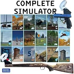 GAIM Complete Virtual Reality Simulator | Hunting and Sport Shooting | Laminate Stock Edition