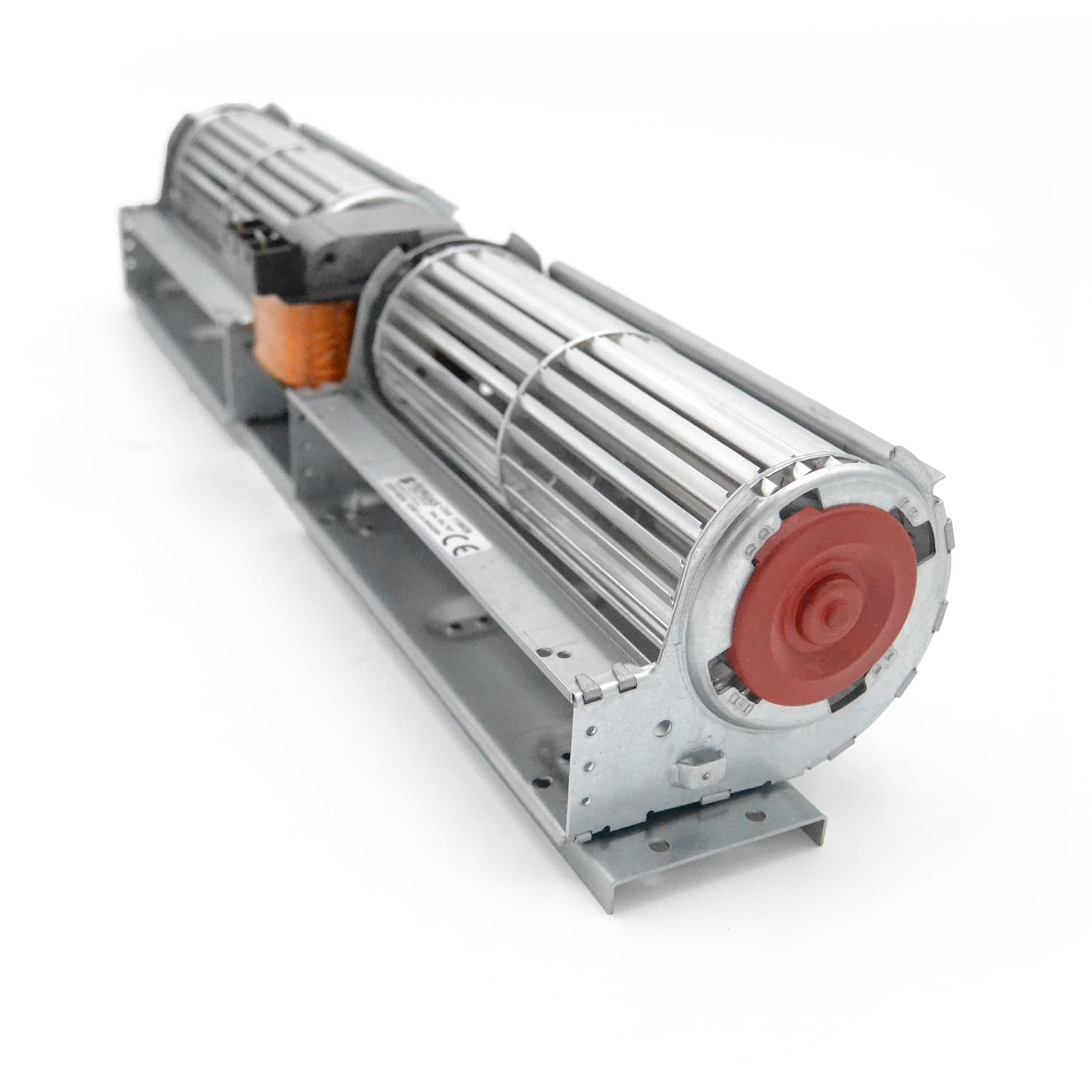 3S SuperSamaStore 28FR021 Ventilatore Tangenziale Doppio 180 mm con Doppia Ventola Diametro 60 mm, 230V 50Hz, 25W, Portata 200 m³/h, per Climatizzazione, Stufe a Aria, Forni, Termoconvettori