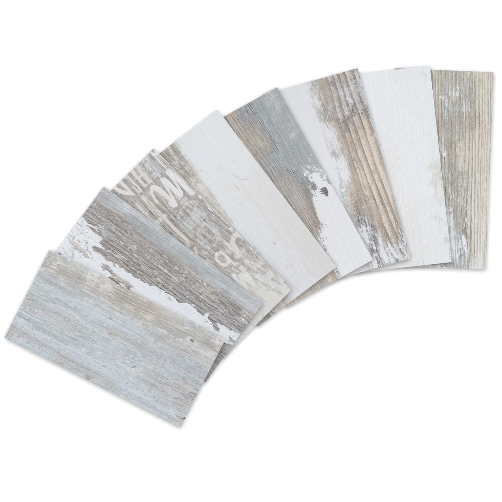 100 Pieces Peel and Stick backsplash 3 x 6 Inches 3D Vintage Wood Grain PVC Composite Wall Tile Stick on Backsplash Tile for Kitchen Bathroom, Laundry Room, Camper, Fireplace โ image 1