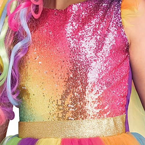Disfraz de unicornio con lentejuelas para niñas Fun World miniatura 4