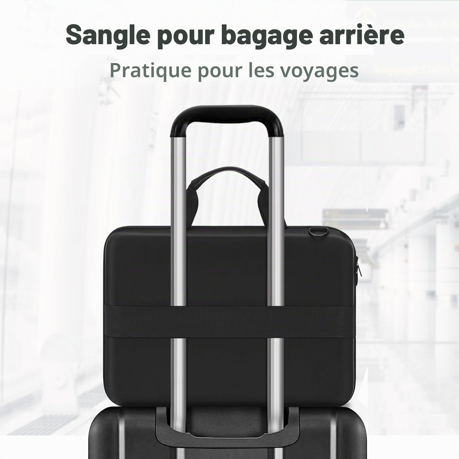 MOSISO Sacoche Ordinateur Portable 17 Pouces Pour Homme Femme