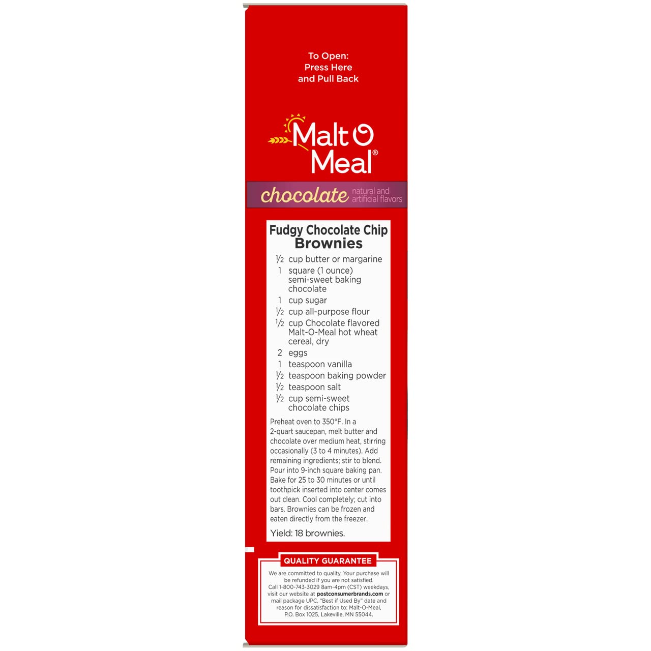 Malt-O-Meal, Original, Hot Wheat Cereal, 36oz Box (Pack of 3)