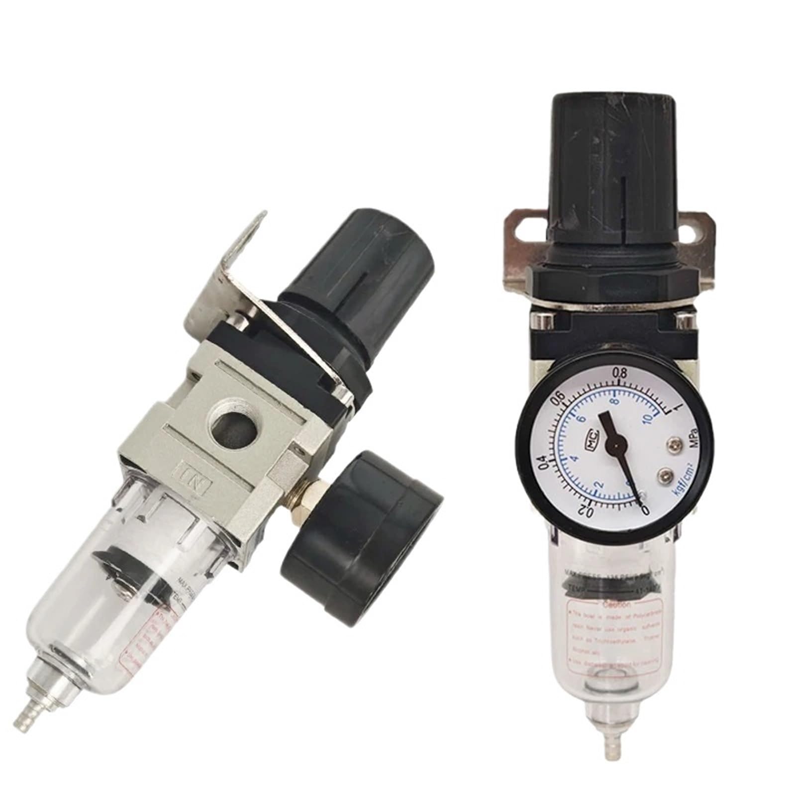 Pneumatyczny regulator ciśnienia powietrza AW2000-02 AW3000-03 AW4000-04 separator oleju, automatyczna sprężarka spustowa, regulator filtra powietrza (AW2000-02 PC10-02, filtr miedziany)