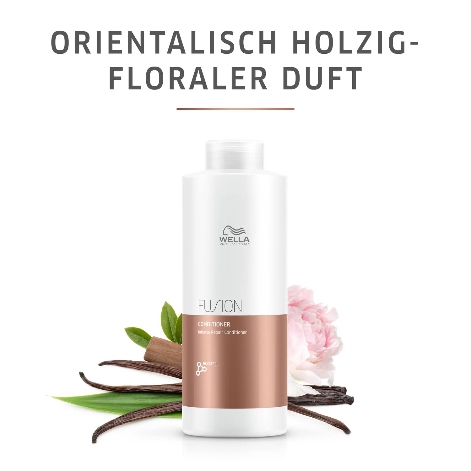 Wella Professionals Fusion Intense Repair Vorteils-Set – reparierende Haarpflege für kaputtes Haar – Set aus 1 L Shampoo und 1 L Conditioner – mit Aminosäuren und mikronisierten Lipiden
