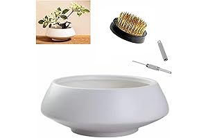 Ceramic Ikebana Vase Centerpiece - Artistic Floral Arrangement