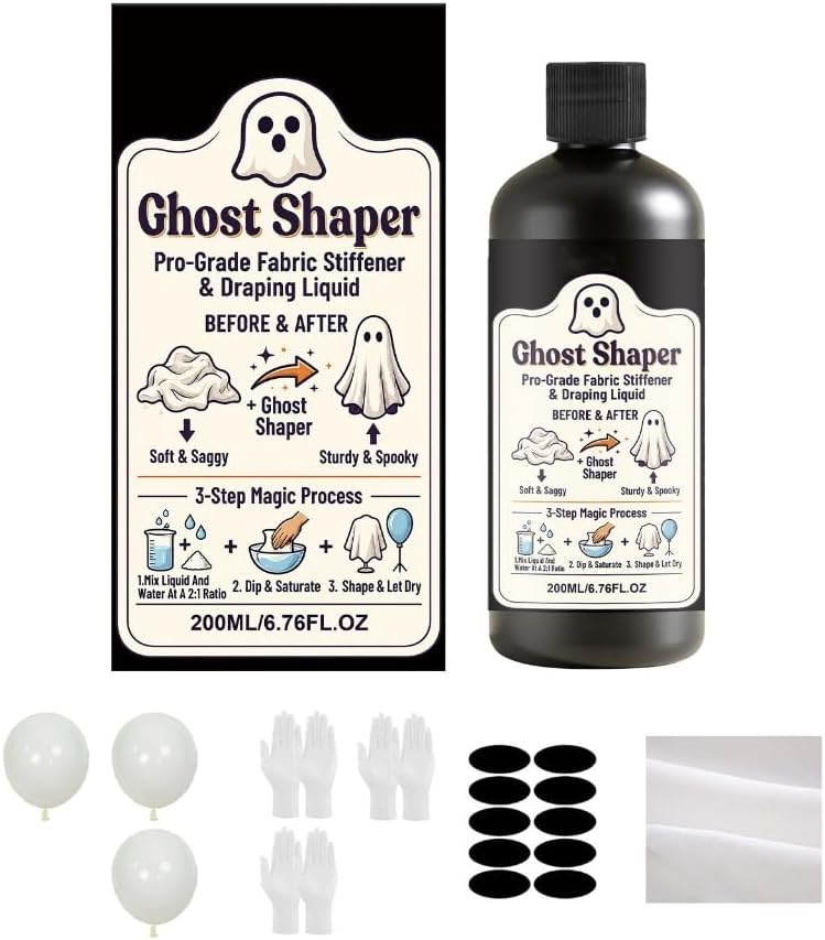 ECVGHD Fabric Stiffening Liquid for Seasonal Display Projects