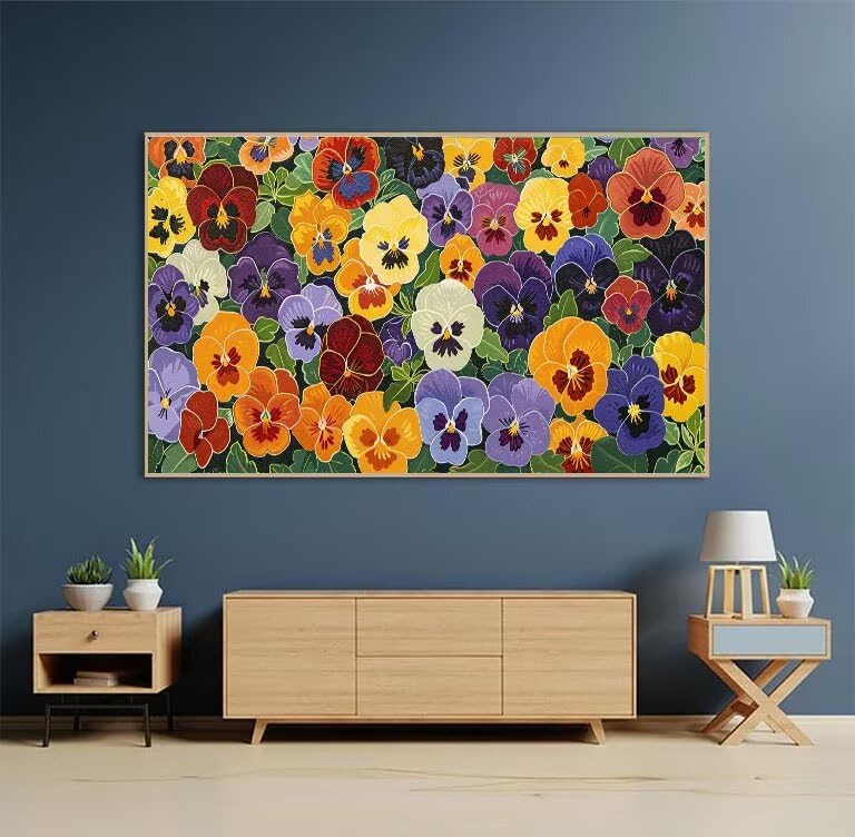 Kit Diamond Painting Fleurs | Cadeau Anniversaire et Loisirs Créatifs