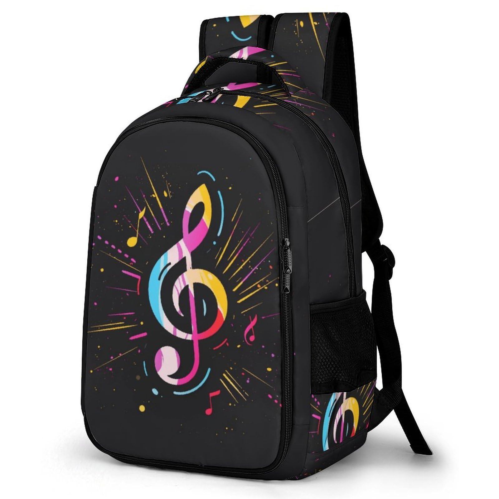 Tpisli Girls Style-23 16Inch Kids Backpack Musical Notes Lightweight Elementary School Bag Kindergarten Bookbag Casual Music Symbols Daypack Children Backpack For Boys