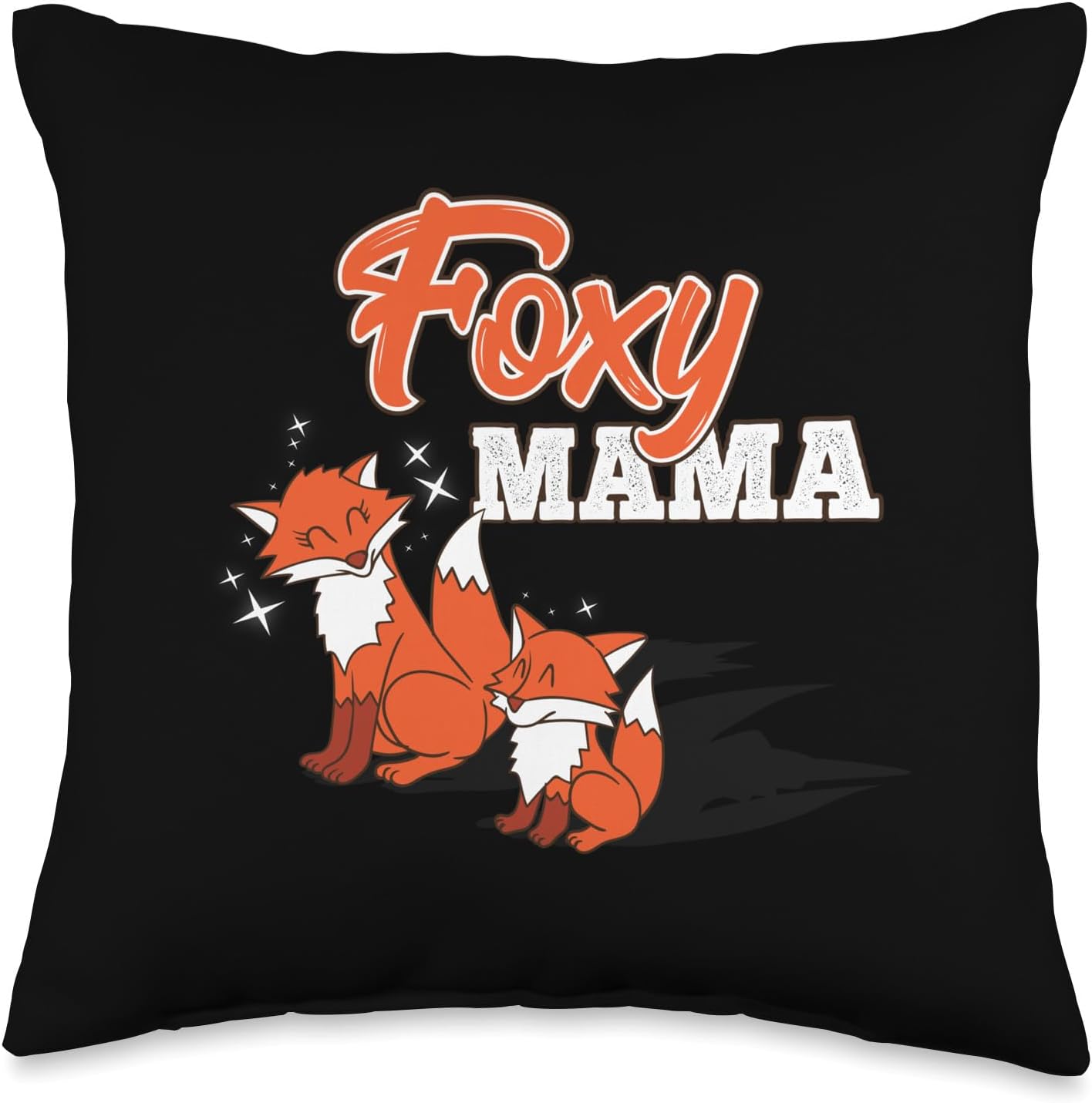 Foxy Mama Mom Fox Funny Animal Mommy Mothers Day Red Foxes
